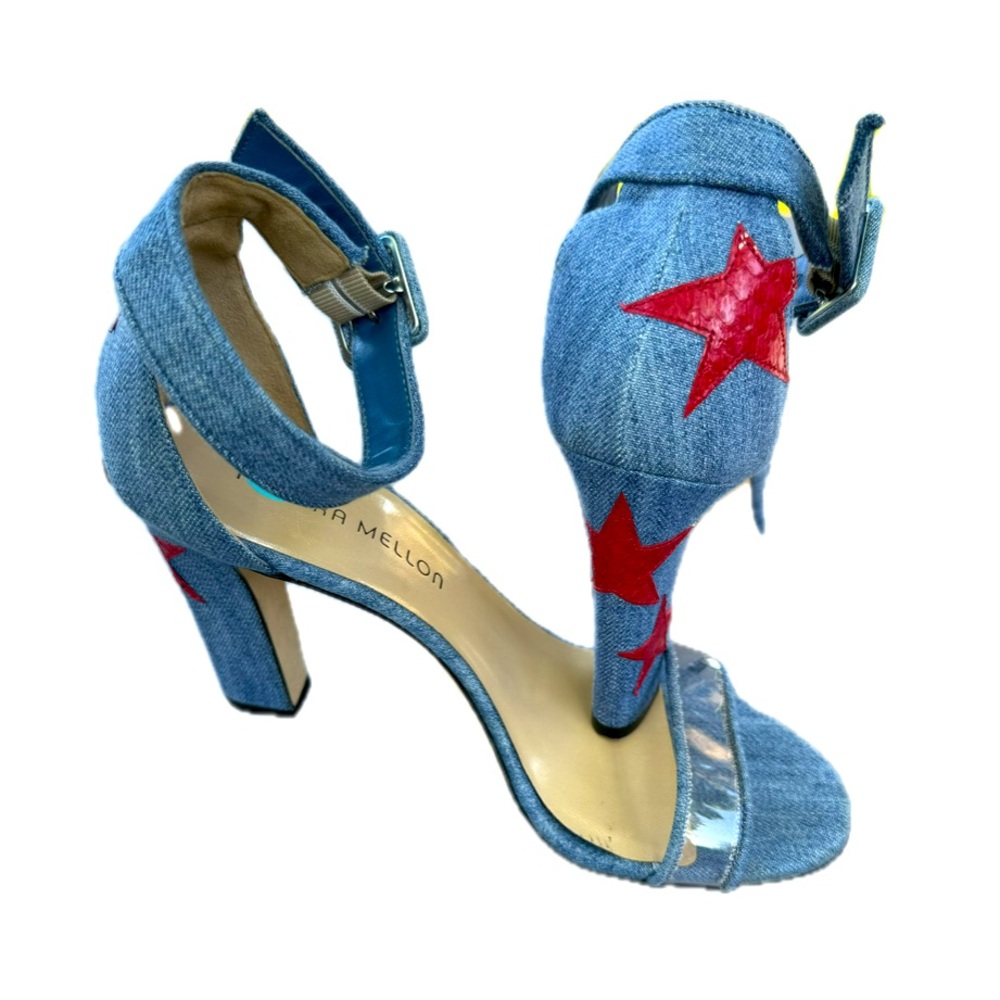 Tamara Mellon Woman’s Sandals Blue Size 7.5